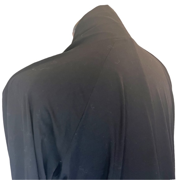 Eileen Fisher Stretch Jersey Knit Long Line Open Front Jacket/Cardigan - Picture 11 of 12